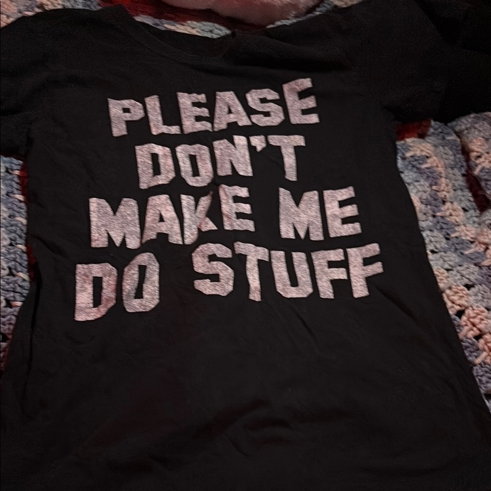 Black Graphic Kids T-Shirt